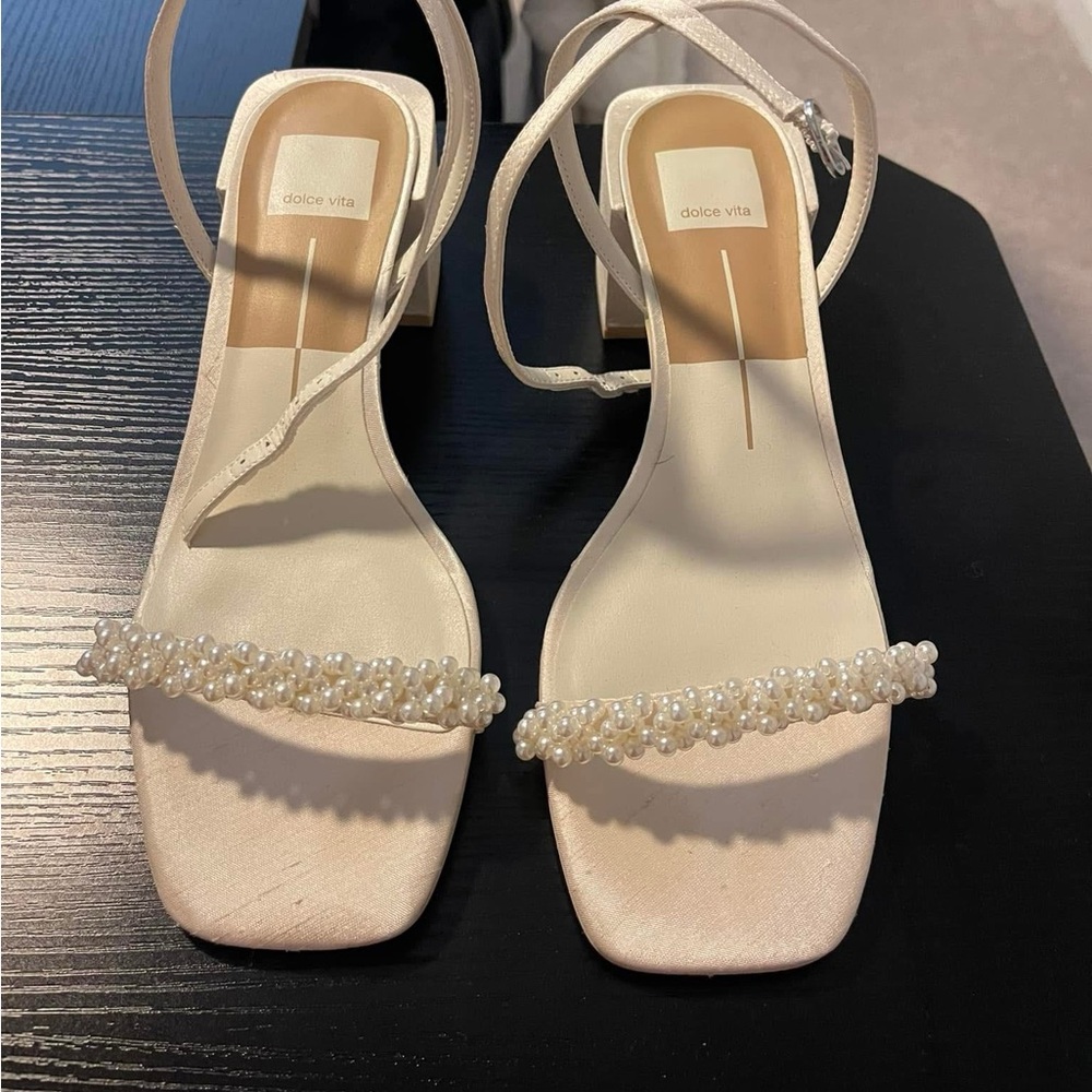 Dolce vita block heels. Worn once. size 8
